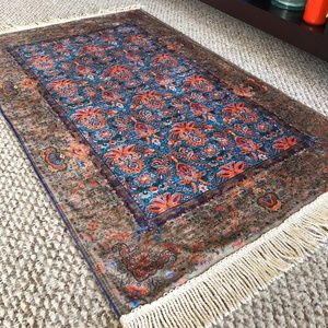 Handmade Silk Carpet “Liquid”